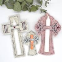 Stickdatei ITH Kreuz Kommunion Taufe