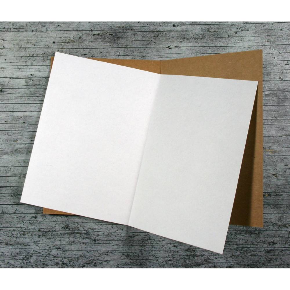Klappkarte **MAMA** von ZWEIFARBIG mit Kuvert Grußkarte Muttertag Geburtstag Valentin Kraftpapier Bild 4