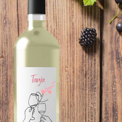 Flaschenetikett, selbstklebend, Personalisiertes Wein Flaschen Etikett Weihnachten, Christmas ,Selbstklebendes Weinetike