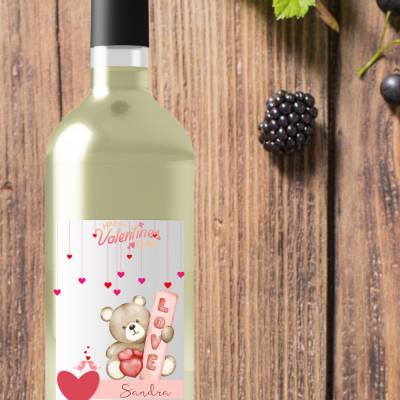 Flaschenetikett, selbstklebend, Personalisiertes Wein Flaschen Etikett Weihnachten, Christmas ,Selbstklebendes Weinetike