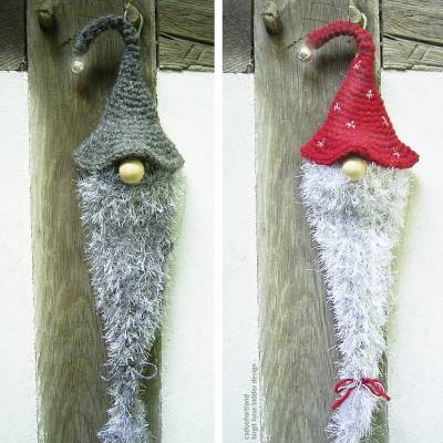 Häkelanleitung - Hauswichtel "Snorre" - das ORIGINAL - urige Landhausdeko, Wand, Tür 