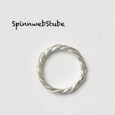 Gedrehter Silberring