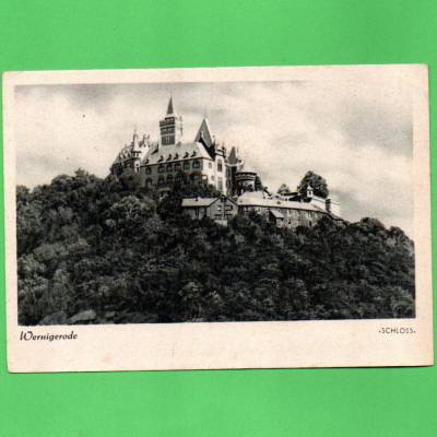 AK - Wernigerode  - Schloss - 50er Jahre - ungelaufen