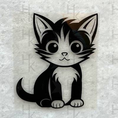 Bügelbild - Süße Katze | Kater | Kitty - viele mögliche Farben