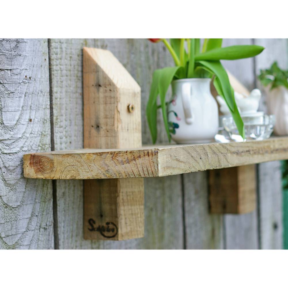 Wandregal aus Palette, Wohndeko, Wandschmuck, Palettenmöbel, einzigartig, Holz, Wohndeko, Holzregal, Palettenholz Regal, Bild 9