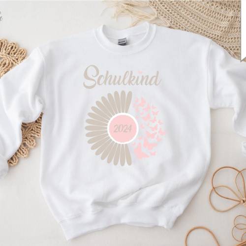 Plotterdatei Schulkind 2024 Blume ,  SVG DXF PNG