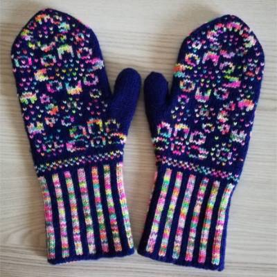 Fäustlinge und Handstulpen WinterFlowers | Strickanleitung