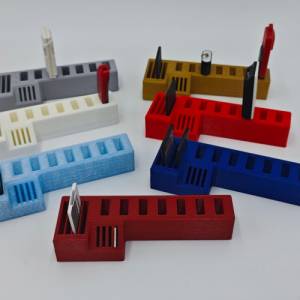 3D Druck | USB micro-/SD-Karten Organizer | Schreibtisch | Desktop | Bro