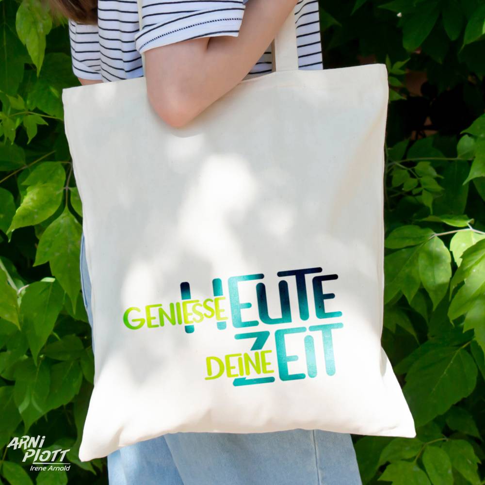 Plotterdatei SVG Spruch: GENIESSE HEUTE DEINE ZEIT, Wohnmobil, Wohnwagen, Geschenk Camping, Rente, Wellness, Tasche Bild 5