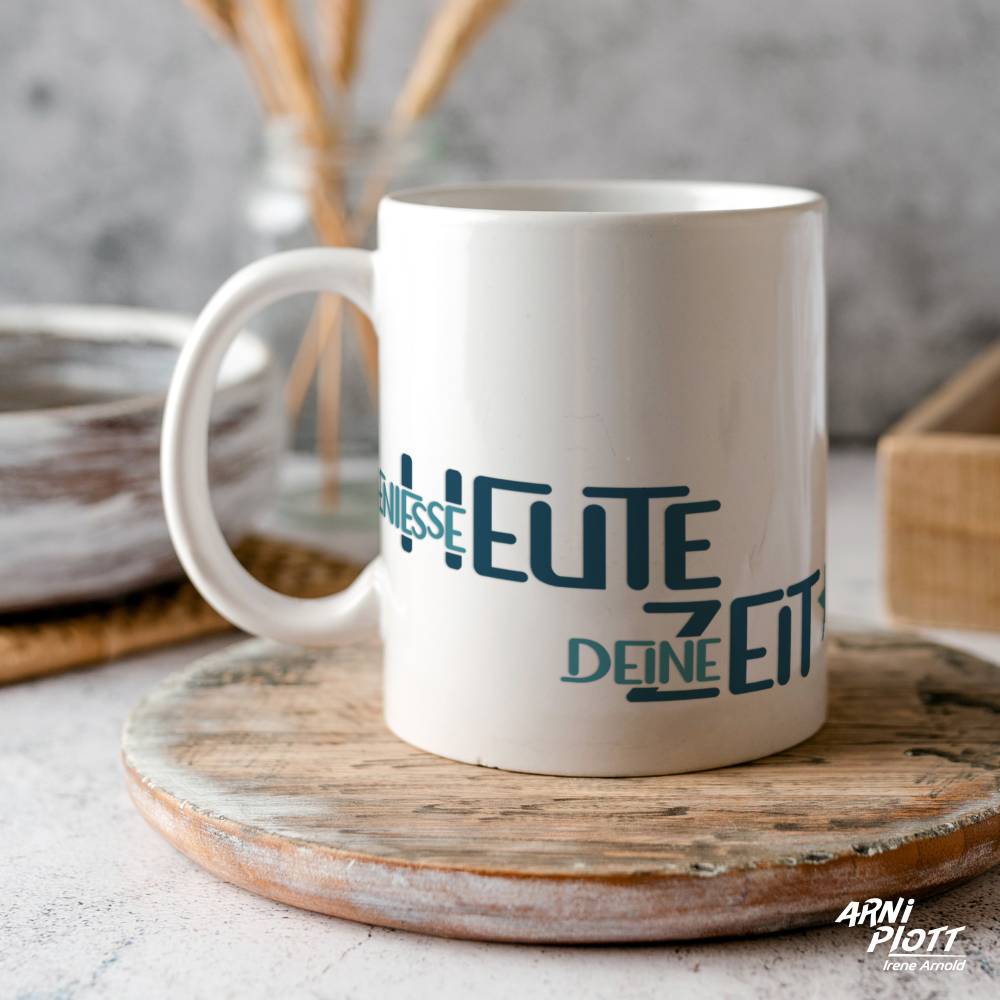 Plotterdatei SVG Spruch: GENIESSE HEUTE DEINE ZEIT, Wohnmobil, Wohnwagen, Geschenk Camping, Rente, Wellness, Tasche Bild 7