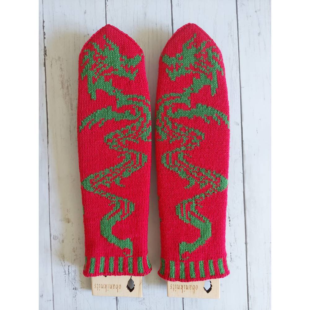 DragonFire Socks Strickanleitung – Doubleface Socken für warme Füße Bild 5