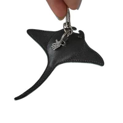 Anhänger Rochen aus Leder