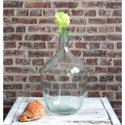 Glasballon bauchige Vintage Weinflasche A