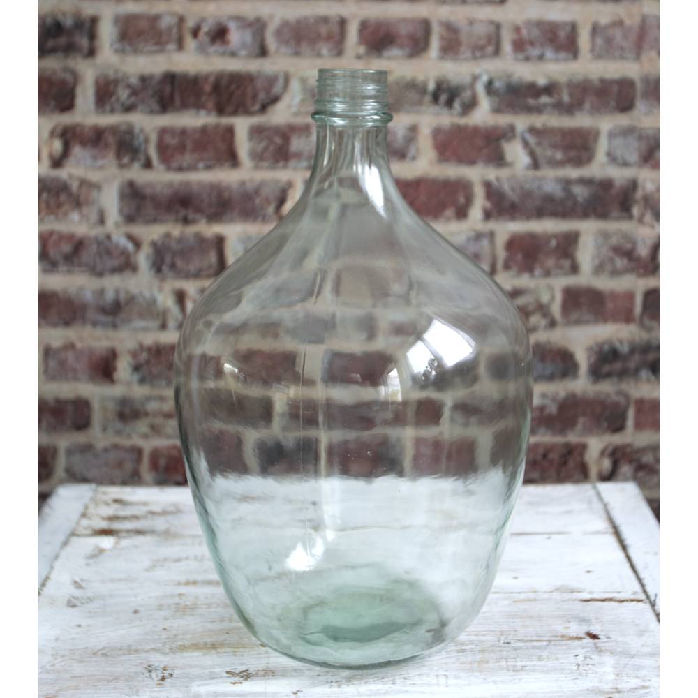 Glasballon bauchige Vintage Weinflasche A