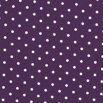 Westfalenstoffe Capri lila weiß Punkte 25cm x 25cm 100% Baumwolle Webware Webstoff