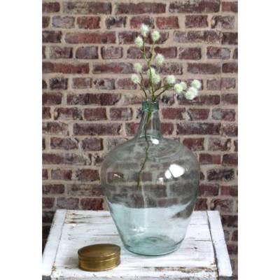 Glasballon bauchige Vintage Weinflasche B