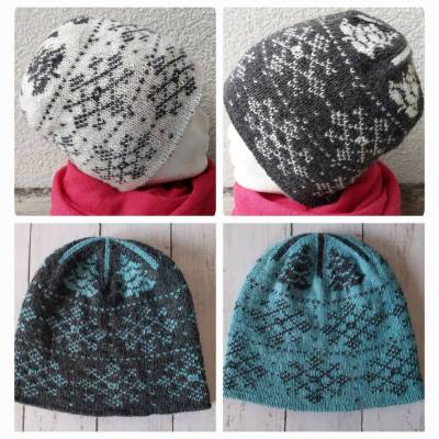 Mütze WinterBlues | Strickanleitung
