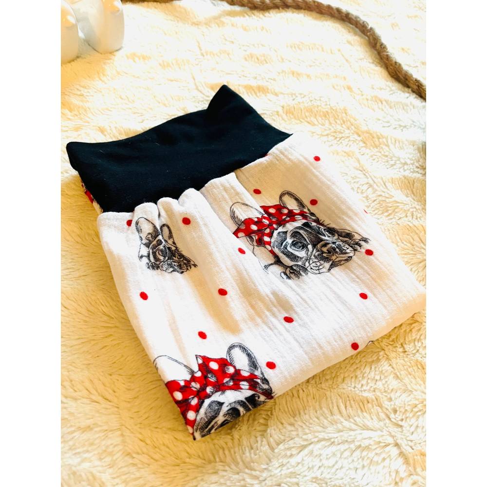 Strampelsack Musselin franzsische Bulldogge sommerlicher Schlafsack  Kleinkind Musselin Schlafsack leicht Sommer Musseli