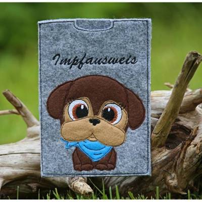 Doodle Stickdatei , gestickte Applikation,  süßer Hund