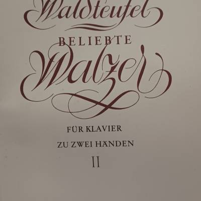 Waldteufel beliebte Walzer - für Klavier zu zwei Händen II - Collection Litolff No. 5125 B