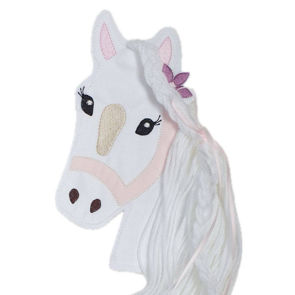 Applikation Aufnäher Schultüte Pferd mit Mähne Set 3 Teilig Pony Patch Button Filz Schulkind Bild 8