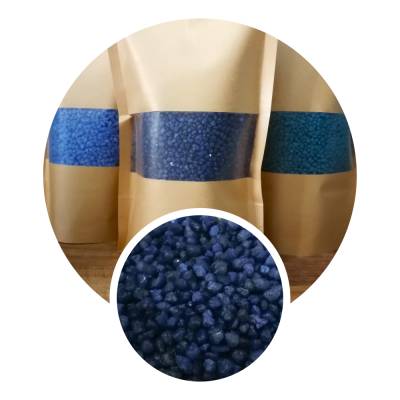 1 kg Dekosand / Dekokies | nachtblau dunkelblau | Körnung 2-4 mm