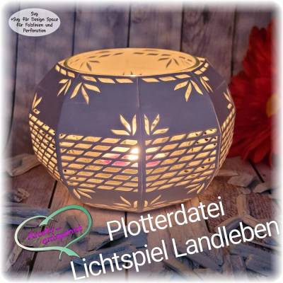 Plotterdatei Lichtspiel Landleben