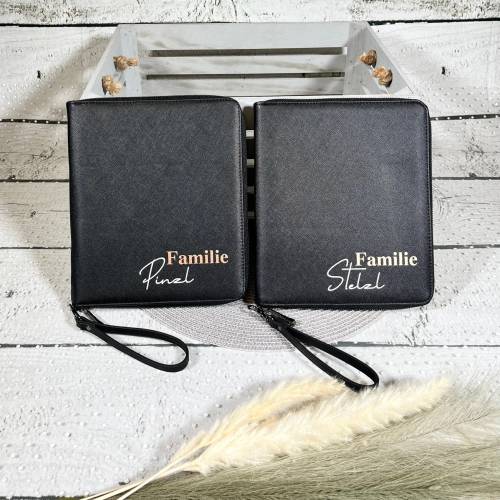 Organizer Dokumentenmappe personalisiert für die ganze Familie Reiseunterlagen Untersuchungshefte