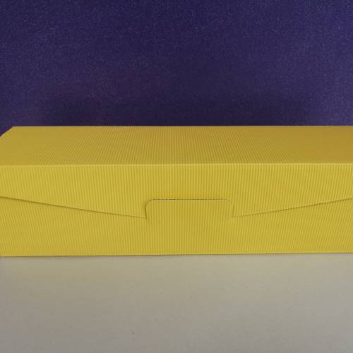 Aufbewahrung BOX / Karton gelb/ Geschenkverpackung für Kerzen