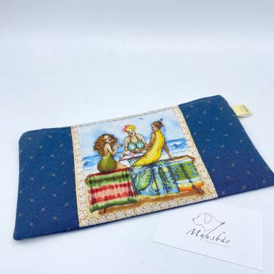 Täschchen Kosmetiktasche Mäppchen Schminktasche Fruit Ladies – Sommerliches Accessoire für unterwegs