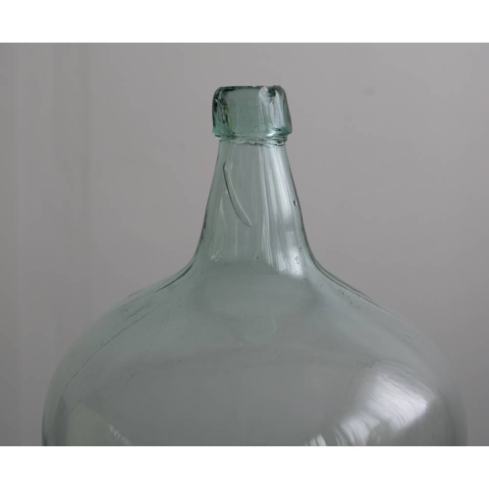 Glasballon bauchige Vintage Weinflasche F