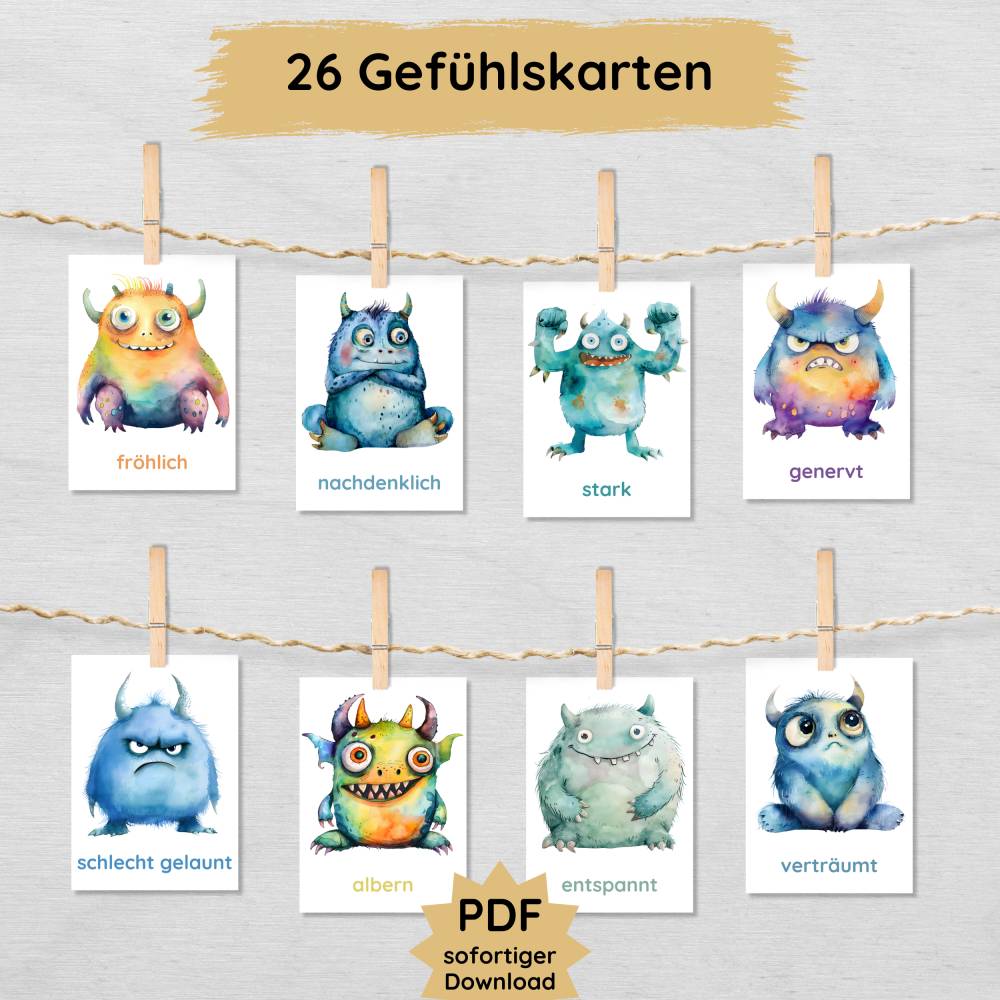 26-monster-gef-hlskarten-f-r-kinder-zum-ausdrucken-emotionen-lernen