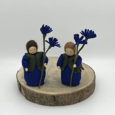 Kornblumenjunge - Jahreszeitentisch  - Blumenkinder - Sommer