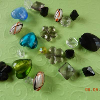 Perlen-Mix,verschiedene Perlen,Perlen-Set