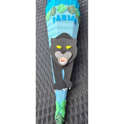 Panther Schultüte Zuckertüte als DIY Set oder in handarbeit hergestellt-personalisiert, individuell