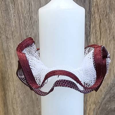 Tropfenfänger für Kerzen mit 4cm Durchschnitt. Kommunionkerzen, Taufkerzen oder Hochzeitskerzen