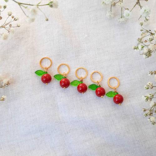 Maschenmarkierer Set Deutschland,Reihenzähler Kette stricken, nummerierter Reihenzählerkette Igel