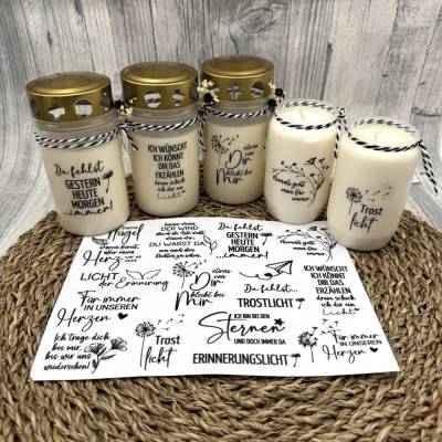 Rub-On I Modern, RANDLOS, TRAUER, A5, schwarz, Rubon, Rub Ons, z.B. f. Raysin / Keraflott, Tod, Beileid, Abschied