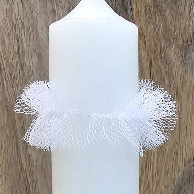 Tropfenfänger für Kerzen mit 4cm Durchschnitt. Kommunionkerzen, Taufkerzen oder Hochzeitskerzen
