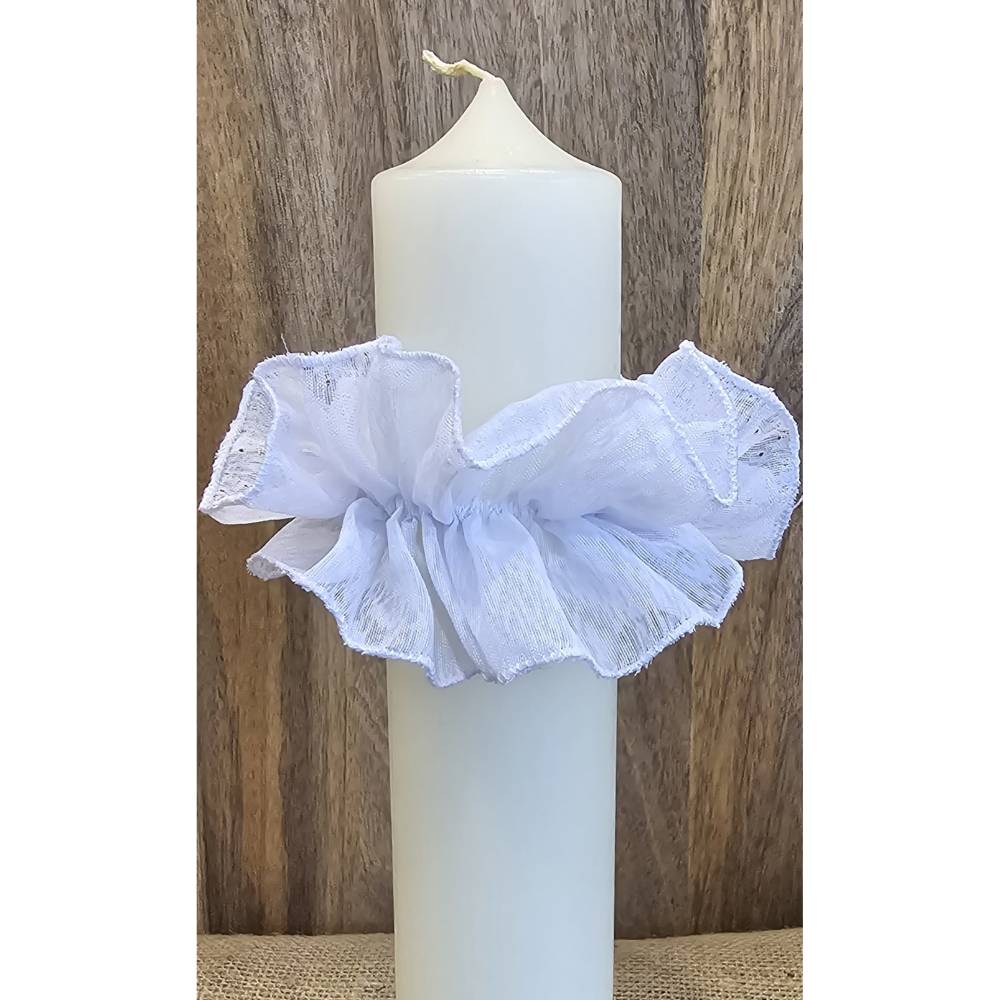 Tropfenfänger für Kerzen mit 5cm Durchschnitt. Kommunionkerzen, Taufkerzen oder Hochzeitskerzen