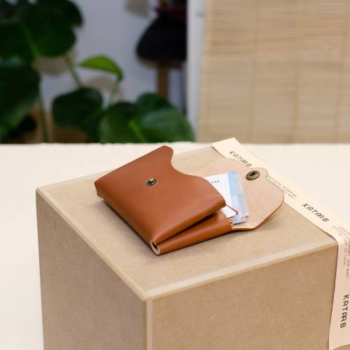 Herren Leder Geldbörse cir. 11x7x1,5cm - Einzigartiges Geschenk - Münzfach und Kartenhalter.Kleine Damen Leder
