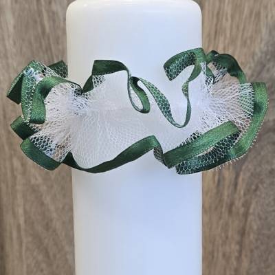 Tropfenfänger für Kerzen mit 6cm Durchschnitt. Kommunionkerzen, Taufkerzen oder Hochzeitskerzen.