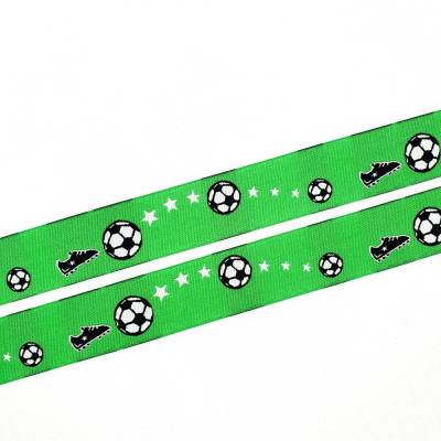 Fußball Webband 17 mm breit – Eigenproduktion, Lieferung am Stück
