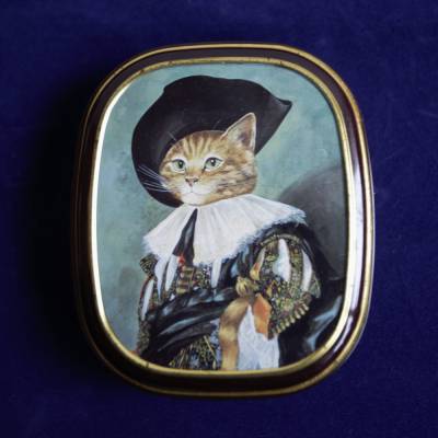 Vintage Katzen Blechdose Susan Herbert