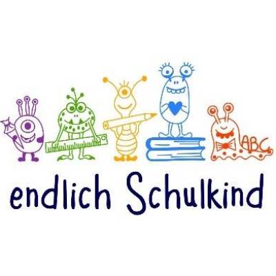 Bügelbilder Bügelmotiv Schulkind 1. Klasse Einschulung Schultüte Monster verschiedene Größen