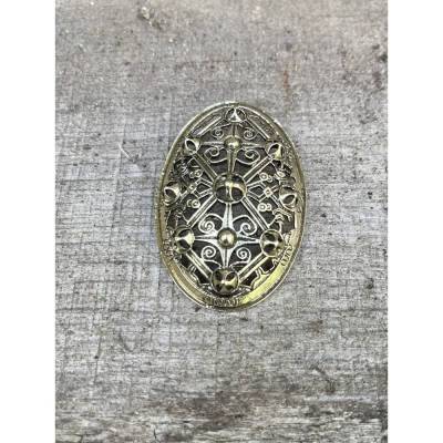 Buckelfibeln Wikinger, Schalenfibel, Mittelalterschmuck, Wikingerschmuck