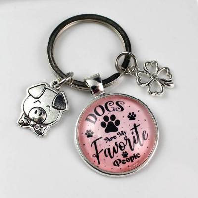Schlüsselanhänger Hund Hunde Personalisierbar Talisman Glücksbringer Geschenk Dogsitter Oma Tante Cous