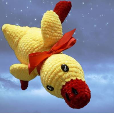 Häkelanleitung: Ente Enny II.