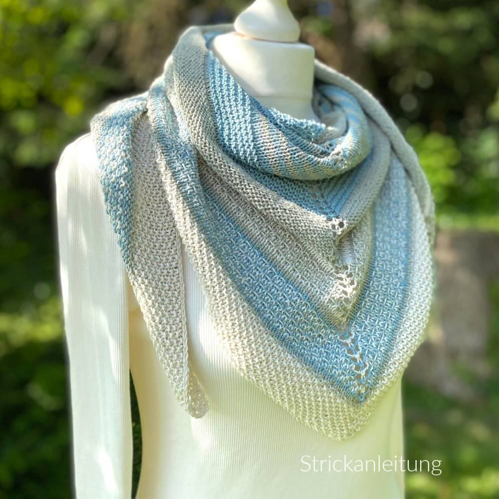 Strickanleitung Lizas Tuch Cloudy Sky Bild 1