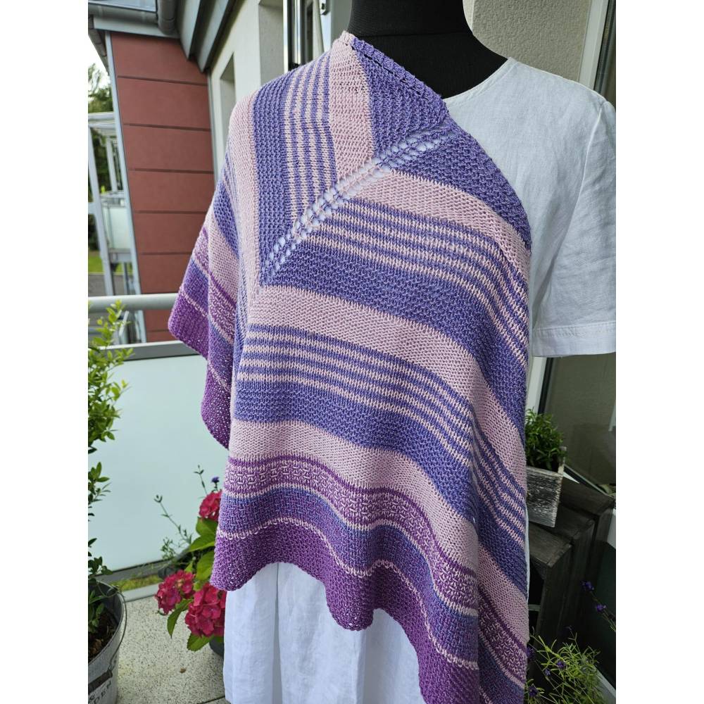 Strickanleitung Lizas Tuch Cloudy Sky Bild 10